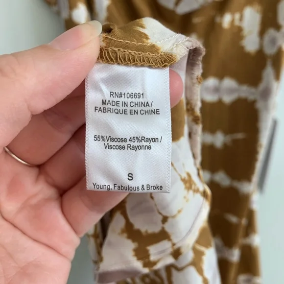 YFB Sweetie Racerback Slip Dress Tie-Dye NWT Sz S - Picture 10 of 13